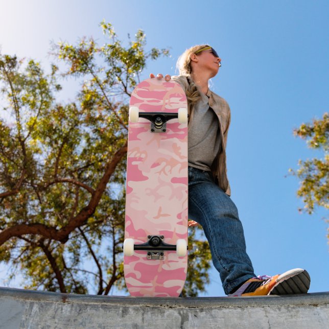 Skateboard Camouflage rose, Armée (Extérieur 1)