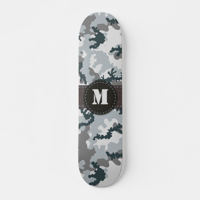 Skateboard Camouflage urbain (Devant)