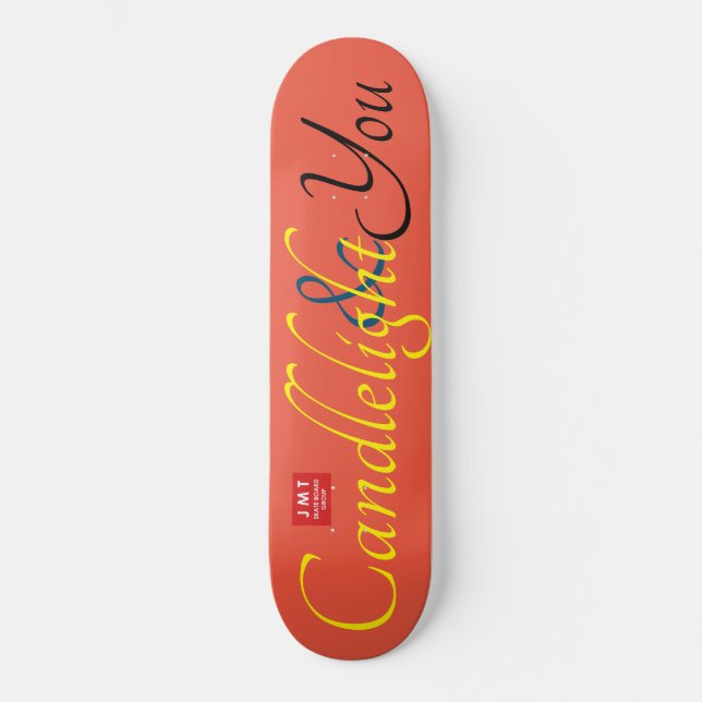 SKATEBOARD CANDLELIGHT ET YOU SKATEBOARDS  / JMT SKATE (Recto)