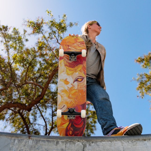 Skateboard Capricorne solaire fière (Extérieur 1)
