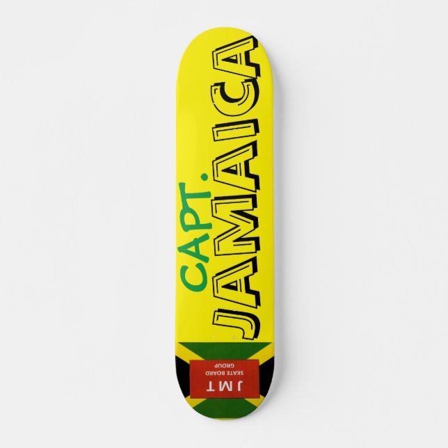 Skateboard CAPT JAMAÏQUE JMT Skateboard, Deck 7¾" (Devant)