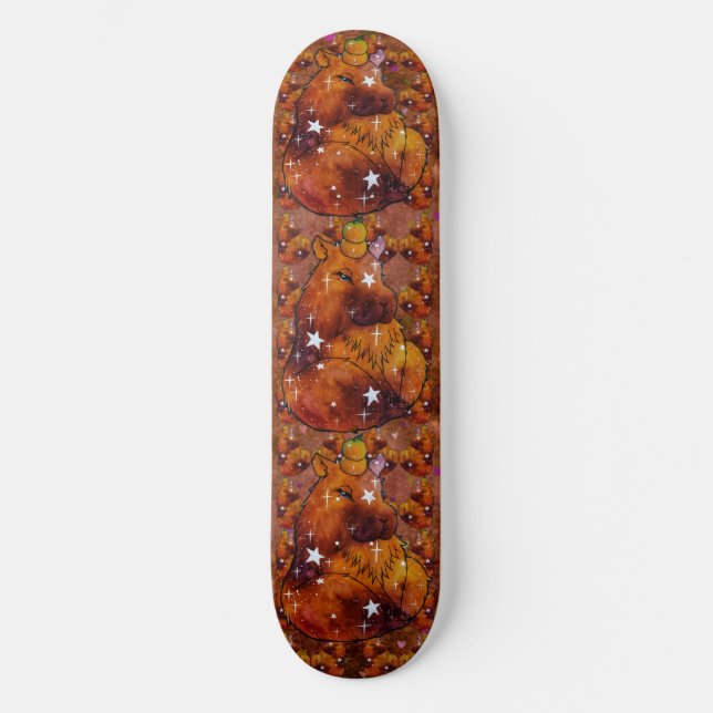 Skateboard Capybara nommé Dream (Recto)