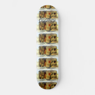 Skateboard Caravane en bois patinée classique vintage