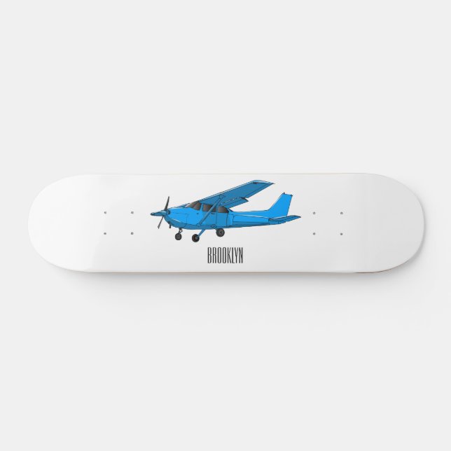 Skateboard Caricature d'avion à voilure fixe (Horz)