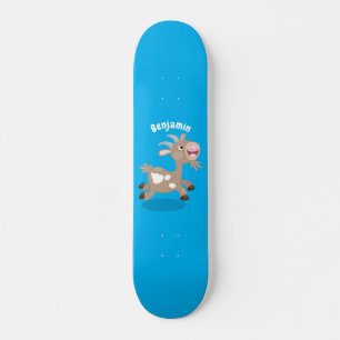 Skateboard Caricature de chèvre billy joyeux