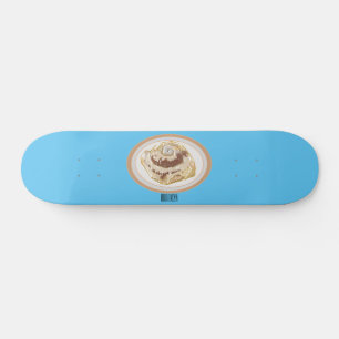 Skateboard Caricature en rouleau de cannelle