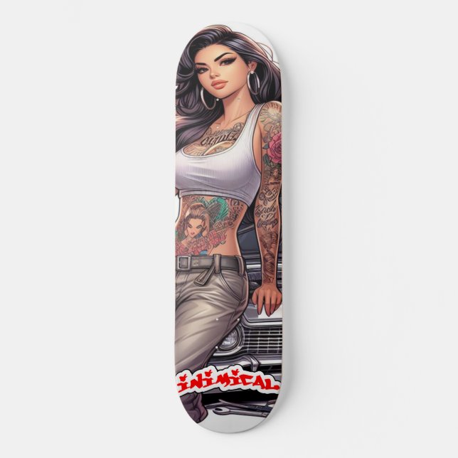 Skateboard Carla inimique (Recto)