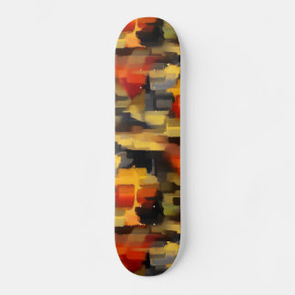 Skateboard Carrés de peinture Abstraite moderne