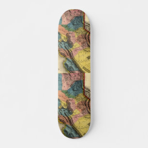 Skateboard Carte 1851 d'état de région d'or de la Californie