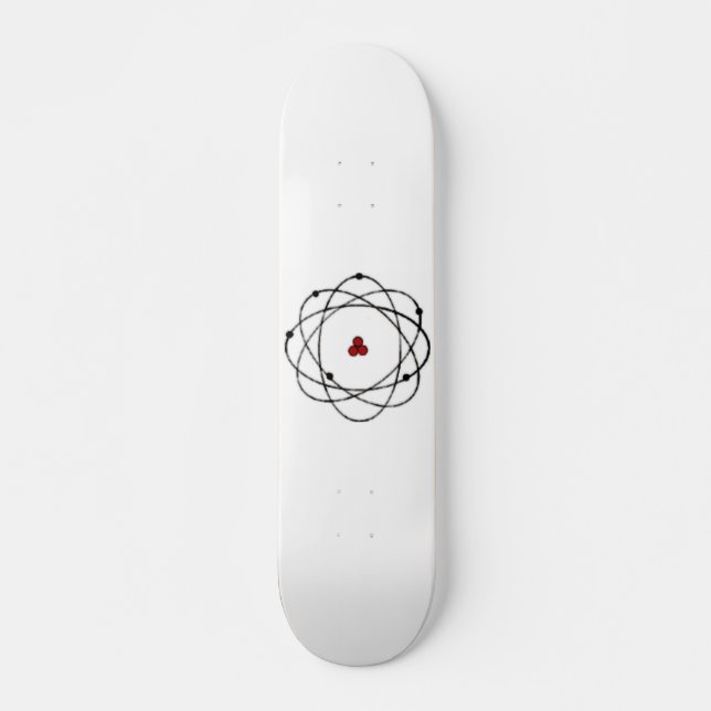 Skateboard Carte à roulettes atomique (Devant)