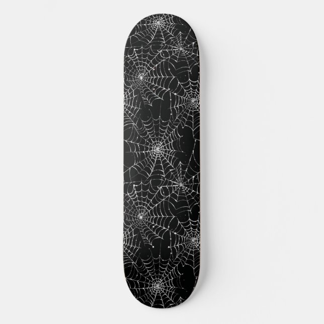 Skateboard Carte à roulettes Cool Spider Web Design (Recto)