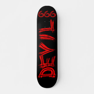 Skateboard Carte à roulettes Devil 666