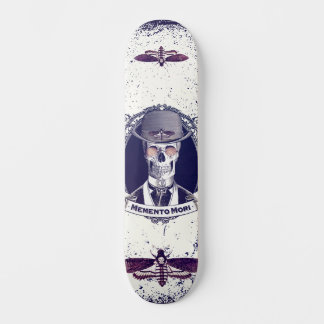 Skateboard Carte à roulettes vintage Skull Art Memento Mori