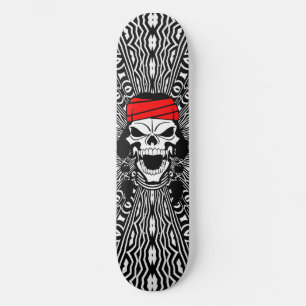 Skateboard Carte Apache Skull Trip Custom Pro Tribal Park Boa