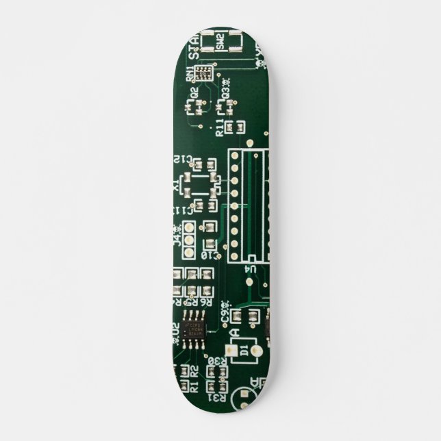 Skateboard carte cachée de crânes (Devant)