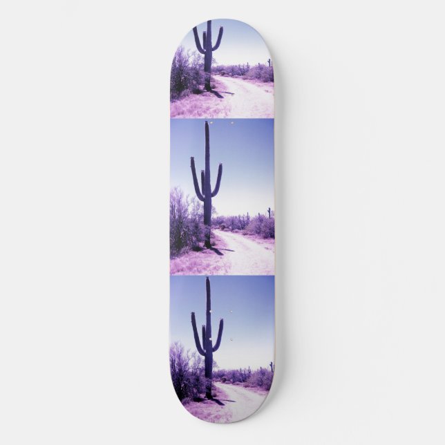Skateboard carte cactus (Recto)