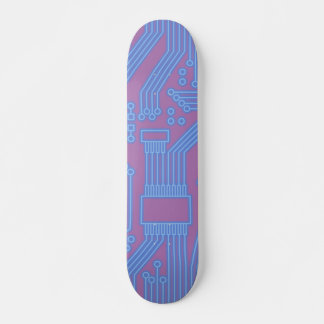 Skateboard Carte de circuit bleu
