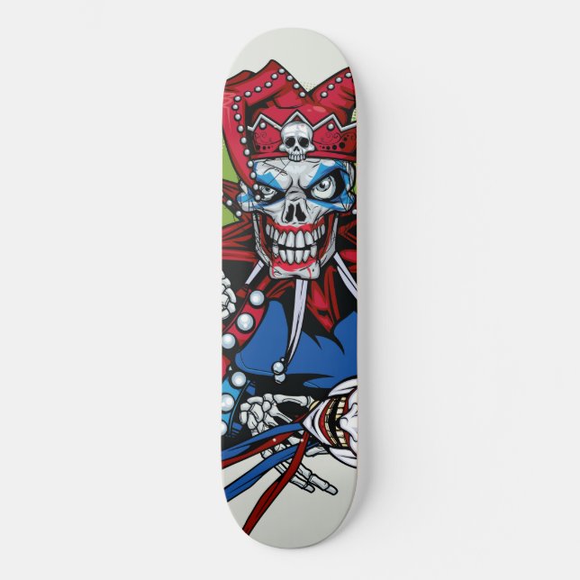 Skateboard Carte de jeu, Joker (Recto)