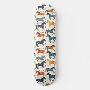 Skateboard Carte de ski unique Cool Horse Lover Design Skateb