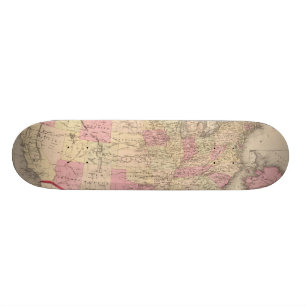 Skateboard Carte des Etats-Unis 5