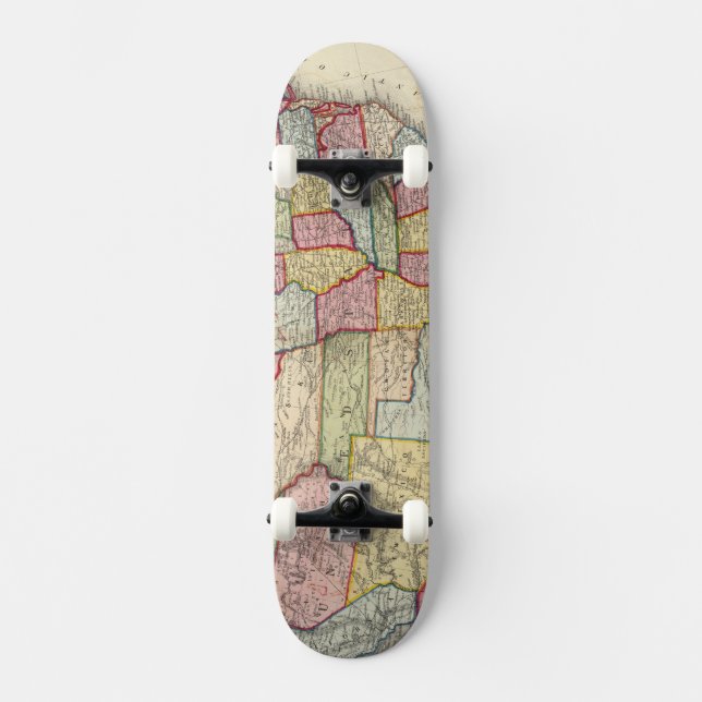 Skateboard Carte des Etats-Unis, et des territoires (Recto)