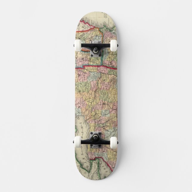 Skateboard Carte du comté des états de New York (Recto)