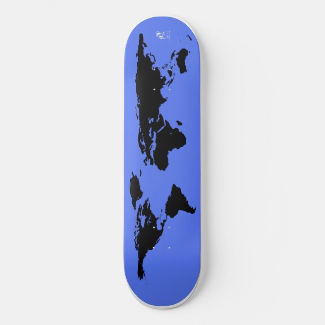 Skateboard Carte du monde (Recto)