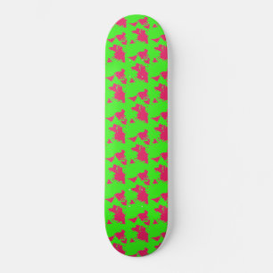 Skateboard Carte du monde Patinage écologique néon complet pr