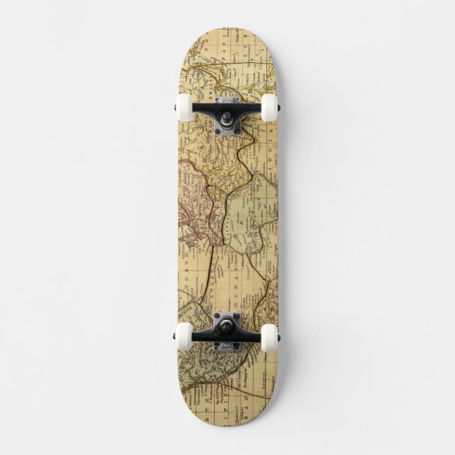 Skateboard Carte du monde sur la projection de Mercators (Recto)