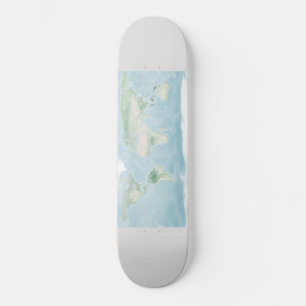 Skateboard Carte Explorateur de la surface de la Terre