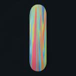 Skateboard Carte Holographique moderne colorée<br><div class="desc">Carte holographique moderne à l'aspect multicolore pour votre skateur de rue préféré qui surfe sur le trottoir ou heurte les tuyaux. Un pont unique pour n'importe quel skate boarder.</div>