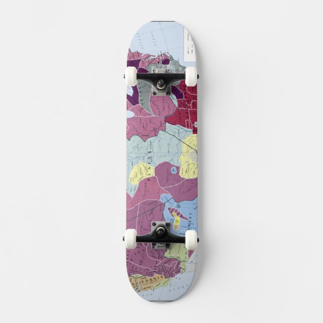 SKATEBOARD CARTE : INDIENS D'AMERIQUE (Recto)