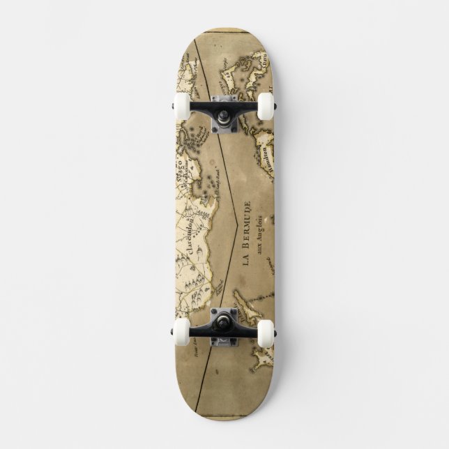 Skateboard CARTE : La JAMAÏQUE, 1767 (Recto)