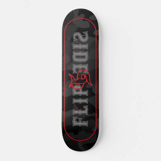 Skateboard Carte latérale (Recto)