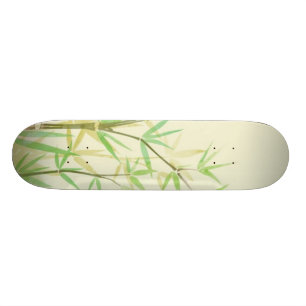 Skateboard Carte peinte d'aquarelle avec stylisé sauvage