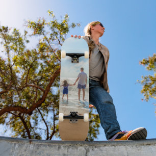 Skateboard Carte photo personnalisée Patinage Votre famille P