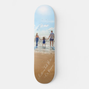 Skateboard Carte photo personnalisée Tableau de bord Vos phot