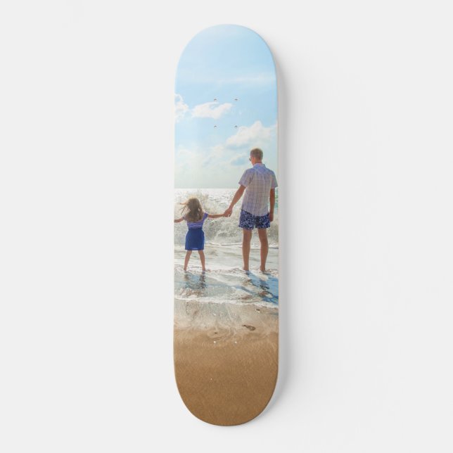 Skateboard Carte photo personnalisée Votre propre conception  (Recto)