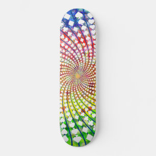 Skateboard Carte Spirale : Édition psychédélique : Patinag