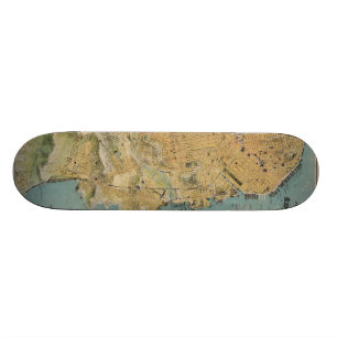 Skateboard Carte vintage de San Francisco (1915)