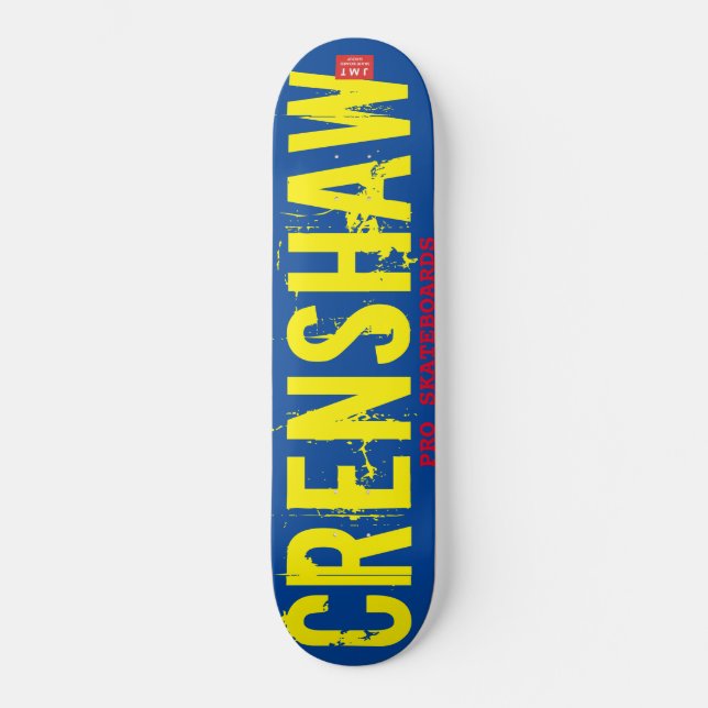 SKATEBOARD CARTES SKATEBOARDS CRENSHAW PRO / MJT USA (Recto)
