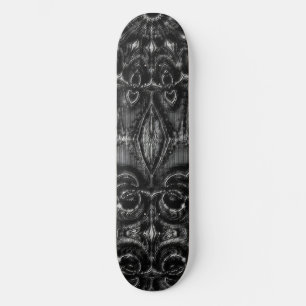 Skateboard Carton de Ski Mandala Charcoal