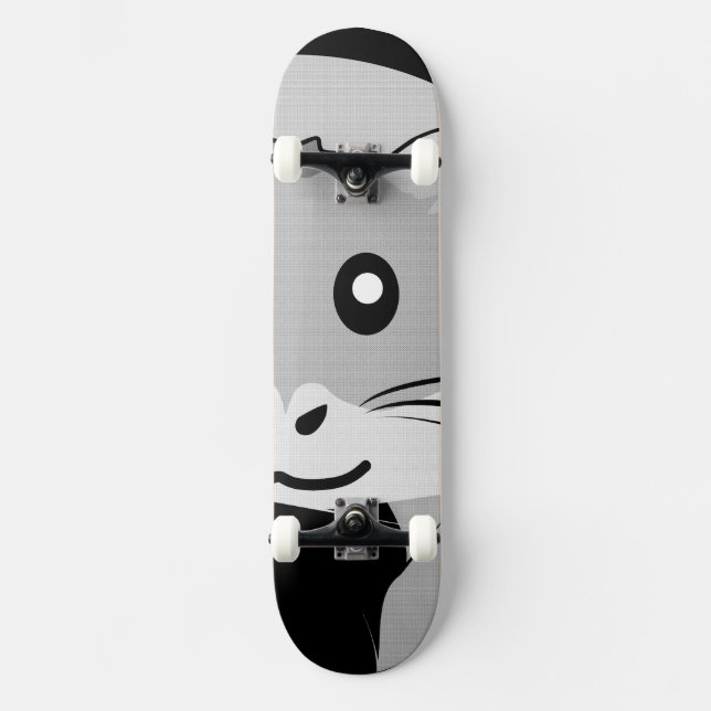 Skateboard Cartoon Hamster Scarfed Joy (Recto)