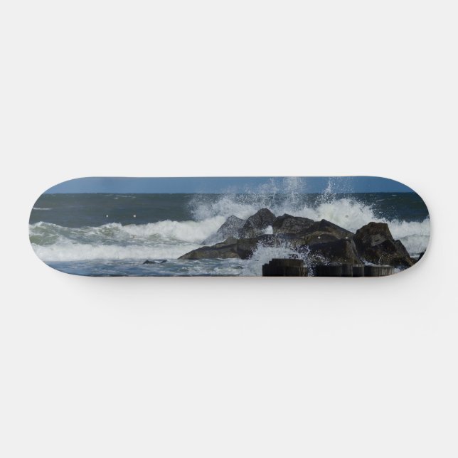 Skateboard Casser Des Vagues À La Folie (Horz)