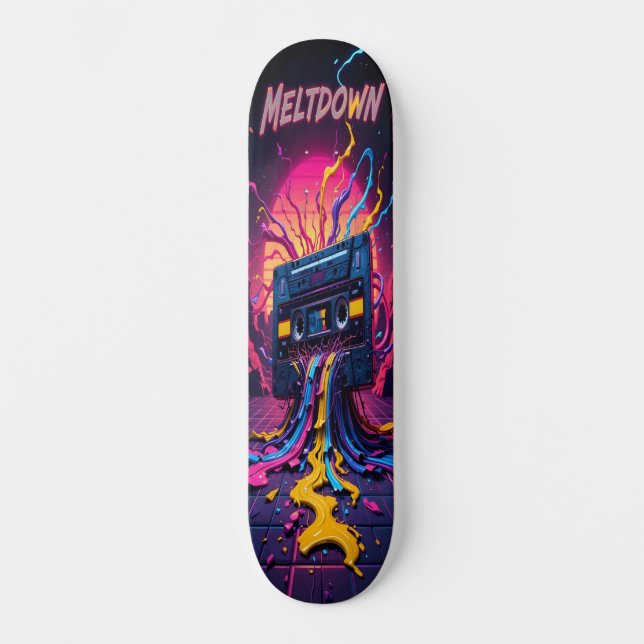 Skateboard Cassette Meltdown - Retro Vibes Edition 3 (Recto)