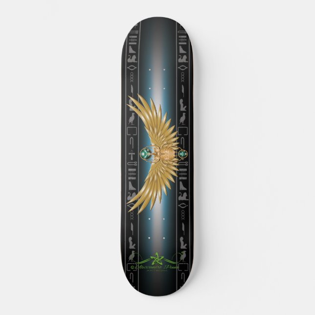 Skateboard CATankhaMEOW Scarab (Recto)