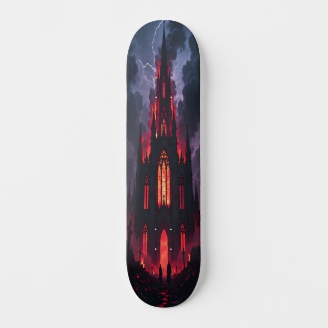Skateboard Cathédrale infernale Edition 1 (Recto)