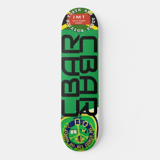 Skateboard CBAR  POUR L'ÉDITION FORTH & ADAMS 8 1/4" Planche  (Recto)