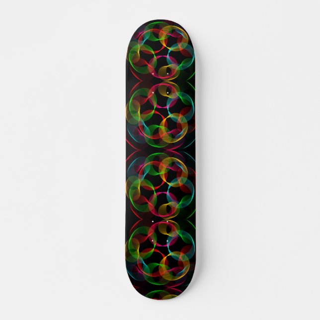 Skateboard Cellules Abstraites (Devant)