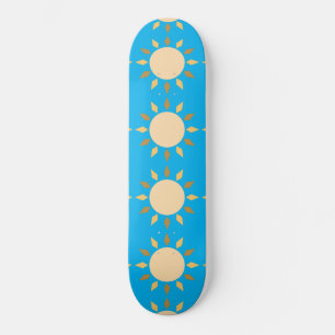 Skateboard Cercle solaire géométrique Thunder_Cove 